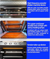 Naruhoshi DTF Shaker604, 5th Gen Shaker, No Smoke, Low Power Consumption, Touch Screen, Auto Powder Circulation, Fully Automatic
