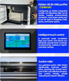 Naruhoshi DTF Shaker605, 5th Gen Shaker, No Smoke, Low Power Consumption, Touch Screen, Auto Powder Circulation, Fully Automatic