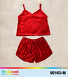 McLaud Velvet Short and Crop Top, Series VD100-M, Free Shipping in USA