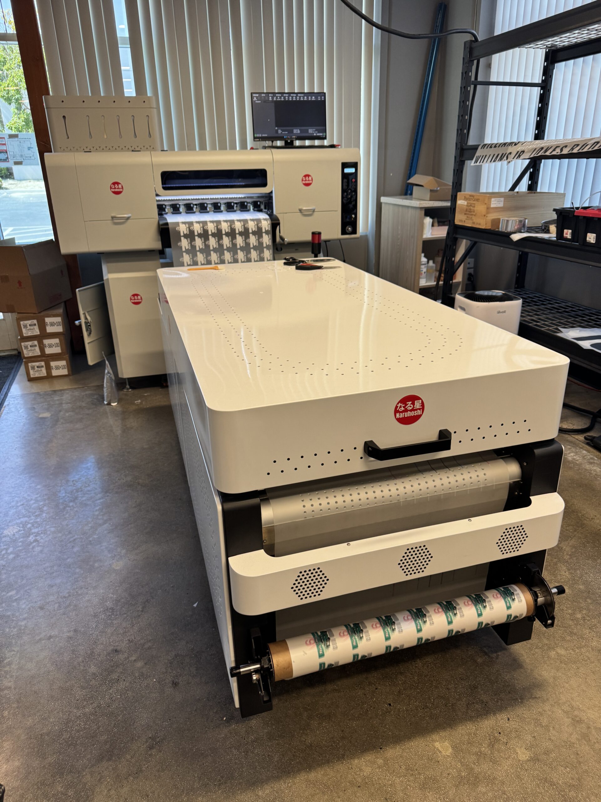 Member Deals Naruhoshi DTF605, 5th Gen, 5 heads i3200 with 1,000 ft film holder + Shaker All brand new with US local support - Image 8
