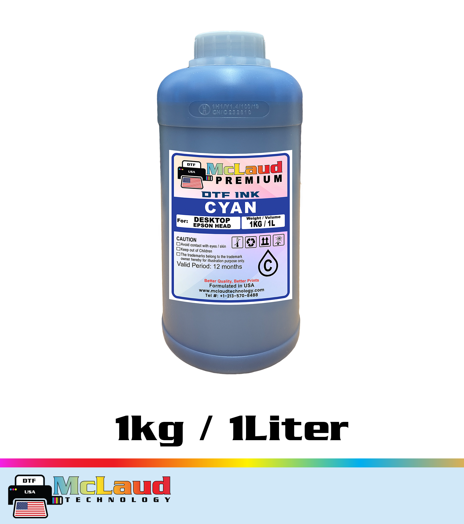 McLaud Premium DTF Ink, Formulated in USA - Image 2
